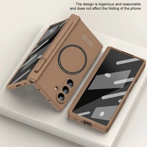 For Smausng Galaxy Z Fold7 Z Fold6 Z Fold5 ShockProof Hybrid Magnetic Case Cover - Picture 1 of 18