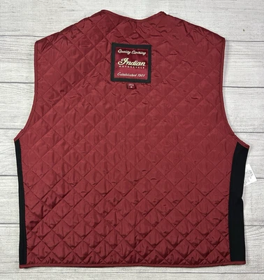 Chaqueta forro Indian Motorcycle Madison talla mediana roja acolchada Foto 1 de 4