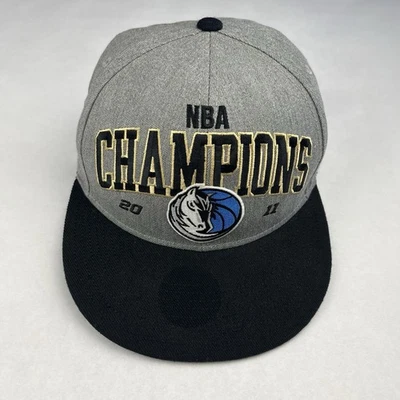 Dallas Mavericks 2011 Campeones de las Finales de la NBA Snapback Adidas Sombrero Dirk Jason Kidd Foto 1 de 4