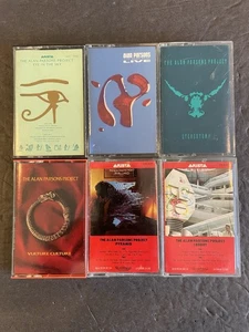 The Alan Parsons Project 6 Cassette Tape Lot Progressive Rock Tested - Picture 1 of 4