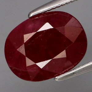 3.76Ct.UNHEATED! Precious Gem&Best Color Top Red Ruby Winza,Tanzania - Picture 1 of 4
