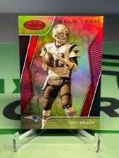 2017 Certified Gold Team Tom Brady Mirror Red /99 - New England Patriots