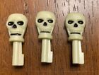 2002 Dungeon of Doom Game Pressman 3 Skeleton Keys Replacement Parts Pieces