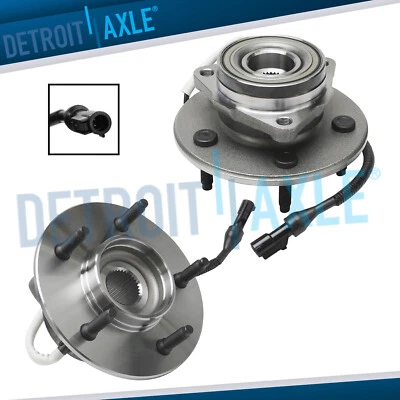 4WD Pair Front Wheel Hub Bearings for 1997 1998 1999 2000 Ford F-150 4-Wheel ABS - Image 1 of 4