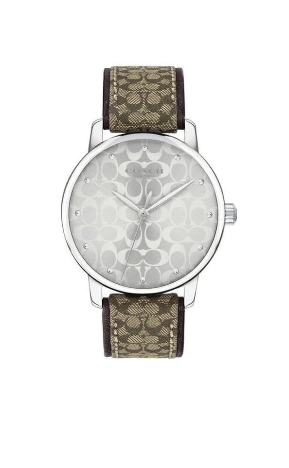 Coach Grand White Men's Watch - 14503405