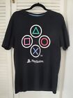Sony Playstation T-Shirt for Men. VGC. Navy Blue. Size Medium, 38