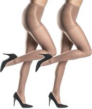 Silkies Women's Control Top Pantyhose with Run Resistant, Light Support Legs (2 
