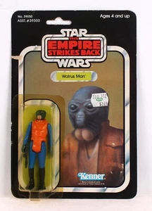 Vintage 1980 Star Wars Walrus Man Figure - Kenner - 41 Back MOC - Picture 1 of 2