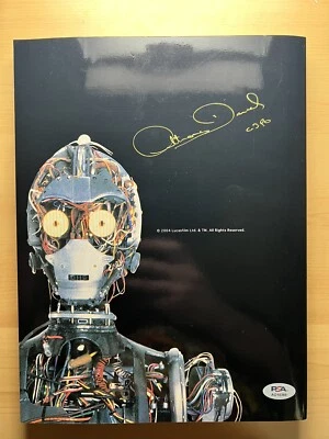 PSA/DNA Anthony Daniels assinado Star Wars exposição de livros de ciência e arte '04 - Imagem 1 de 4