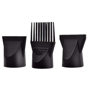1Set 3PCS (Non-Universal) Professional Plastic Salon Hair Dryer Nozzle Comb Brus - Picture 1 of 7