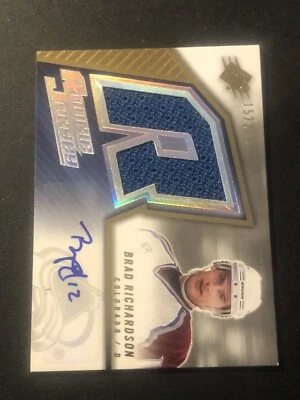 2005-06 SPx Rookie Jersey /1999 Brad Richardson #226 Rookie Auto RC - Image 1 of 2