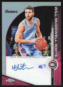 Will McDowell-White AUTO - A-WMW - Breakers - 2023-24 Topps Chrome NBL Autograph - Bild 1 von 2