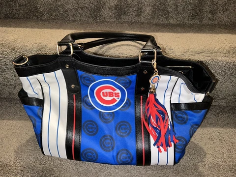 Chicago Cubs 2017 The Bradford Exchange Handbag Tote GUC Cover