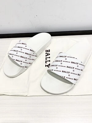 DIAPOSITIVAS CON LOGOTIPO DE BALLY “SLANTER” BLANCO/ROJO BALLY TALLA 9 — *OFERTA* NUEVAS CON ETIQUETAS Foto 1 de 4