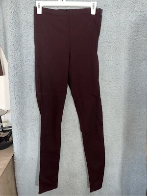 Pantalones ajustados H&M Divididos granate/púrpura oscuro 38 EUR US8 Foto 1 de 4