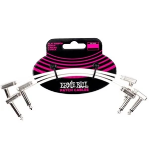 Paquete de 3 cables/plomo de cinta Ernie Ball, Ang-Ang, varias longitudes. 3", 6", 12"" - Imagen 1 de 5