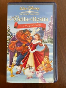 VHS Film La Bella e la bestia Un magico Natale Walt Disney - Picture 1 of 3