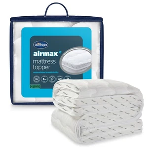 Silentnight Airmax 5cm Mattress Topper Breathable Cool Single Double King SuperK - Picture 1 of 9