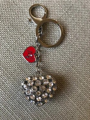 Tampa Bay Buccaneers Llavero Mujer NFL Estrás Corazón Llavero Foto 1 de 3