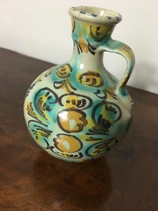 Early Hand Painted Continental Pottery Jug - Picture 1 of 7