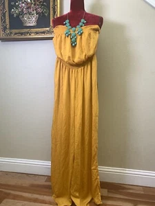 Women Cold Shoulder Sleeveless Wide Leg Baggy Jumpsuit - Picture 1 of 5