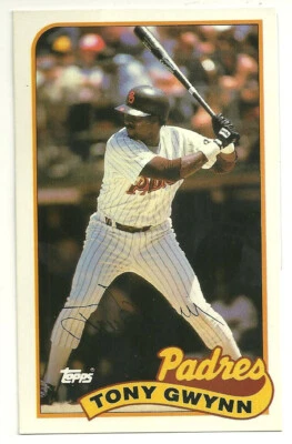 1989 Topps LJN Super Stars TONY GWYNN Baseball Talk Card # 62 - Image 1 of 2