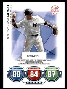 2010 Topps Update #NNO Robison Cano Topps Attax - Picture 1 of 2