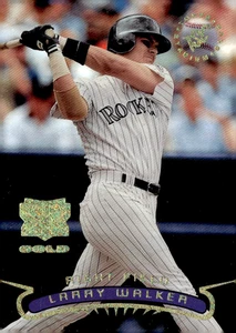 1996 STADIUM CLUB EXTREME PLAYERS GOLD #319 LARRY WALKER EXPIRED WINNER TOUGH SP - Picture 1 of 2