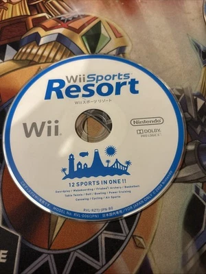 Wii Sports Resort Nintendo Wii-Japanese Version Game Disc Only US SELLER TESTED - Image 1 of 2