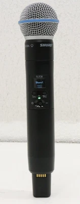 Shure SLXD2/B58 Handheld Microphone Transmitter w/ Beta 58A H55 Band - Image 1 of 4