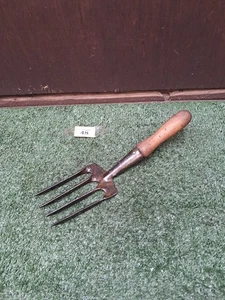 Vintage Garden Hand Fork, Old Garden Tool. (#048) - Picture 1 of 8
