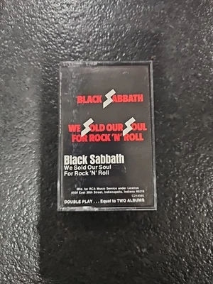 Black Sabbath 1976 We Sold Our Soul for Rock 'N Roll' Cassette Tape Ozzy Osborne - Image 1 of 4