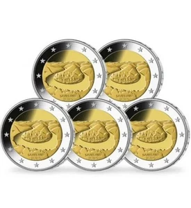 Juego 5 monedas 2€ Alemania 2025 Sarre (5 cecas) SC/UNC. - Imagen 1 de 1