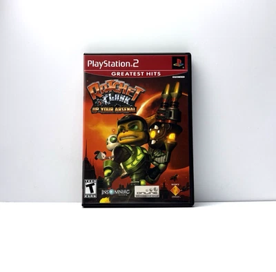 Ratchet & Clank: Up Your Arsenal Sony PlayStation 2 PS2 CIB Refurbished & Tested - Image 1 of 4