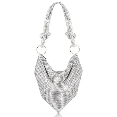  Ручные сумки кошельки для женщин со стразами сумка клатч сумочки вечеринки свадьбы D-белый - Изображение 1 из 4