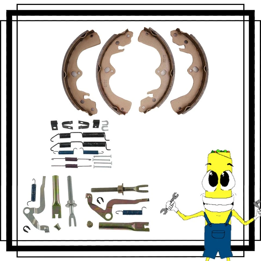 Rear Brake Shoe Hardware & Adjusters Kit for Mazda B2600 1990-1993 - Image 1 of 1