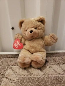 Vintage 1986 Chosun 18” Beige HEART TO HEART TEDDY BEAR **NO HEART** - Picture 1 of 6