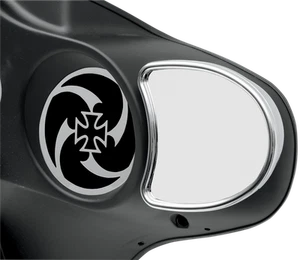 Drag Specialties 0640-0651 Fairing Mount Mirrors without Blind Spot Mirror - Picture 1 of 1