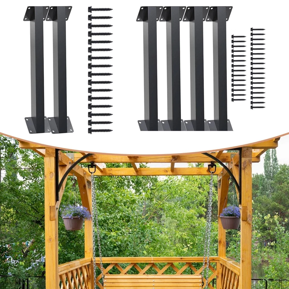 Supports d'angle à 45 degrés, kit de pergola, supports de connecteur - Photo 1/1