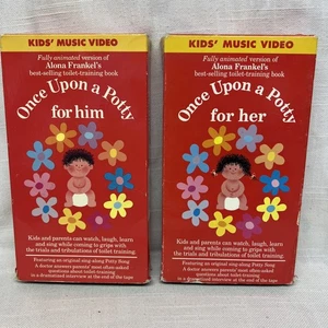 VHS Tapes Lot: Once Upon a Potty For Him And For Her - Two Potty Training Tapes - Bild 1 von 4