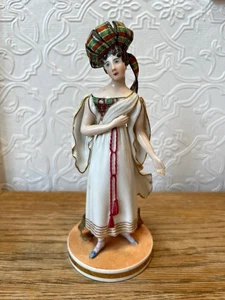 English Porcelain Sarah Siddons as Lady Macbeth RARE Antique c1820's - Picture 1 of 11