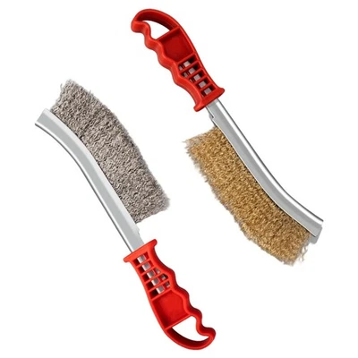 2 Pcs Clean Wire Brush for Rust Removal Hard Cleaning - Image 1 of 4