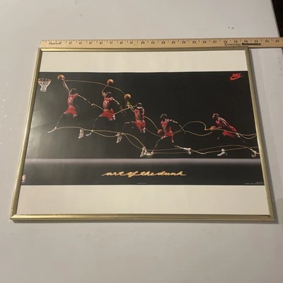 Nike Basketball Poster ART OF THE DUNK  Michael Jordan  1992 MINT!!! - Image 1 of 4