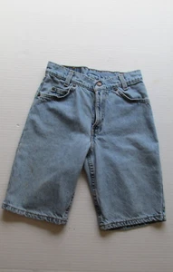 Levi's 550 Orange Tag Relaxed Fit Regular Short Denim Blue Jeans Size 12 - Picture 1 of 19