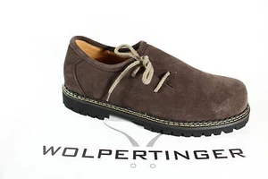 Wolpertinger Herren Trachtenschuh Haferlschuh dunkelbraun Profilsohle Neu!! - Picture 1 of 7