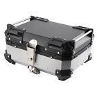 •́ Silver Motorcycle Luggage Box With Removable Base And Liner 28L Large