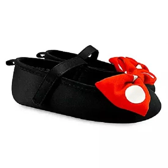 NUEVO CON ETIQUETAS Disney Store Arco Rojo Minnie Mouse Disfraz Zapatos Para Bebé NUEVO Foto 1 de 1