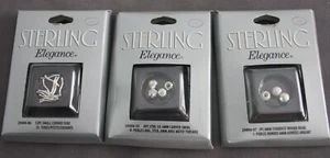 Cousin Sterling Eleganz Menge 3 Packungen Original 925 Silber Perlen Neu - Bild 1 von 8