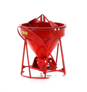 Weiss 002-1901 Gar-Bro Round Gate Concrete Bucket - Red 1/50 Die-cast MIB - Picture 1 of 1