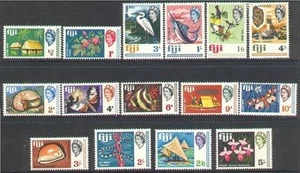 FIJI 1968 QE set to 5/-(15) Unhinged Mint Shells,Fish...CV GB£20+ - Picture 1 of 1
